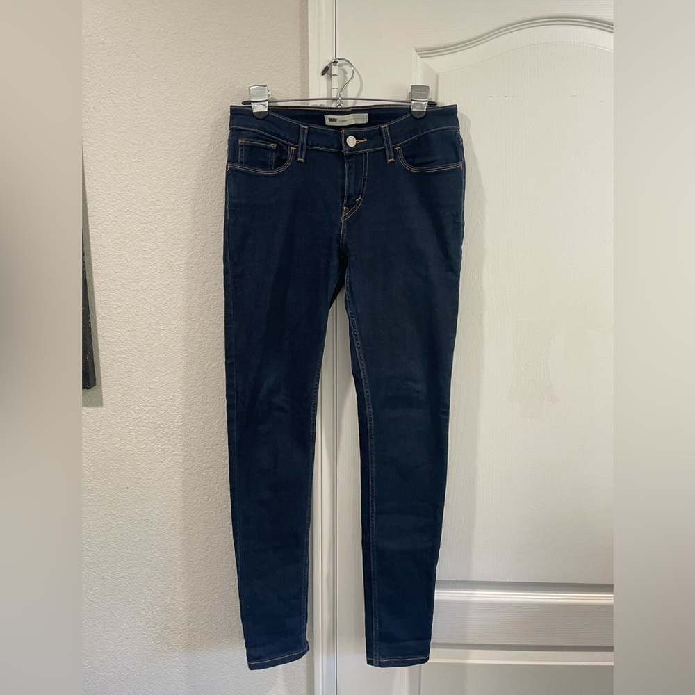 Levi's Dark Blue Stretch Legging Jeans Size W29 L32